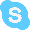 Skype, Logo LightSkyBlue icon