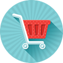 Basket, Cart, order, buy, shopping, sale, Shop SkyBlue icon