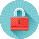 Lock, password, Protection, Key, secure, Safe SkyBlue icon