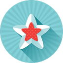 Full, rating, rate, star, Favorite, Like, bookmark SkyBlue icon