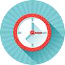 Alarm, date, Clock, day, operation, timer SkyBlue icon