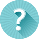 Faq, help, question, problem, Ask, support SkyBlue icon