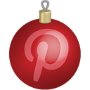 pinterest, christmas, set, Social, media, toys Black icon
