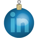 Linkedin, toys, set, christmas, Social, media Teal icon