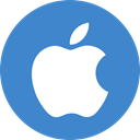 Apple, ios SteelBlue icon