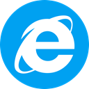 Explorer, microsoft, Browser, internet DeepSkyBlue icon