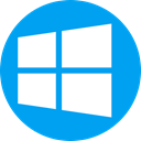 windows, microsoft DeepSkyBlue icon