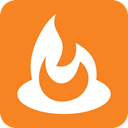 Feedburner, Feed burner DarkOrange icon
