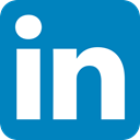 Linkedin, Linked in DarkCyan icon