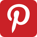 pin, pinterest Firebrick icon