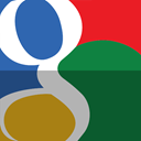 google, bookmarks DarkGreen icon