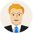 male, Business, Man, Costume, Avatar, office, user Linen icon