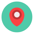 Map, marker, navigation, mapmarker, pushpin, navigate, location MediumAquamarine icon