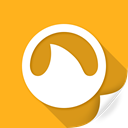 Grooveshark, engine, online, search, shark, Service, support Orange icon