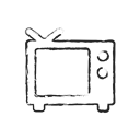Channel, Tv, monitor, screen, television Black icon