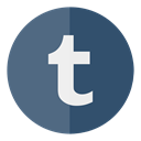 Tumblr, Circle, media, Social DarkSlateGray icon