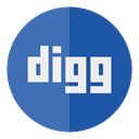 media, Circle, Social, Digg SteelBlue icon