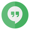 Hangouts, media, Social, Circle MediumSeaGreen icon