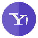 Circle, yahoo SlateBlue icon