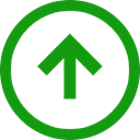 positive, Up, Direction, Trend, Arrow ForestGreen icon