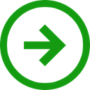 Direction, positive, right, stagnant, Trend ForestGreen icon