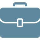 Business, Bag, job, case, portfolio, suitcase, Briefcase CadetBlue icon