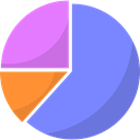 chart, statistics, Analytics, Diagram, graph CornflowerBlue icon