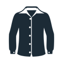 Man, fabric, Clothes, Shirt, long, sleeves, clothing DarkSlateGray icon