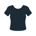 fabric, Clothes, clothing, lady, t-shirt, woman DarkSlateGray icon