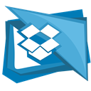 Cloud, Social, dropbox, Folder, Box CornflowerBlue icon