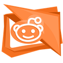 Social, Reddit, Logo, network, media Coral icon