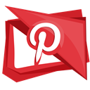 pin, Social, interest, pinterest, media Crimson icon