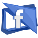 Like, media, Social, network, Facebook CornflowerBlue icon