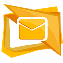 envelope, Letter, Email, Message, mail Orange icon