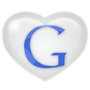 media, Social, google Gainsboro icon