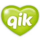 Social, media, Qik YellowGreen icon