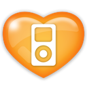 ipod, mp3, media, music, Social, player SandyBrown icon