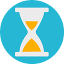 Clock, Challenge, time, sand LightSeaGreen icon