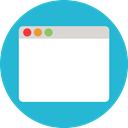web, window, Page, webiste, Browser LightSeaGreen icon