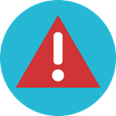 warining, Alert, Error, Attention LightSeaGreen icon