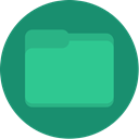 green, Filemanager, minimal, Folder, File SeaGreen icon