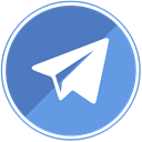 Chat, telegram, Message, send, media CornflowerBlue icon