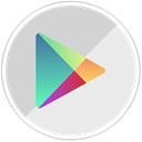 Android, google, online, googleplay, store, shopping, market LightGray icon