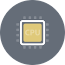 chipset, Computer, Cpu, hardware, Chip, processor, microchip DimGray icon