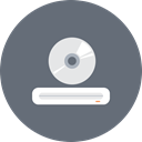 cd rom, Dvd, disc, dvd rom, Cd, drive, Device DimGray icon