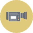 video, film, technology, media, entertainment, Camera, Device BurlyWood icon