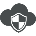Brand, safety, Protection, Cloud, Cloud computing, shield, Defence DarkSlateGray icon