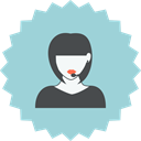 customer support, support, woman, Girl, Headset, Female, consultant LightBlue icon