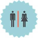 locker, Female, Changing room, male, Rooms LightBlue icon