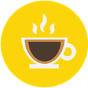 cup, mug, Espresso, Coffee, Cafe, drink Gold icon